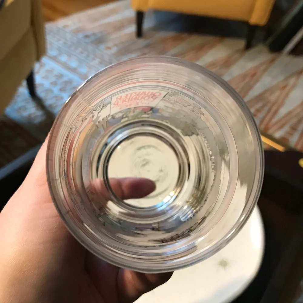 Vintage 1986 McDonald’s McVote Glass Cup